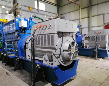 丰都甘泰沼气发电项目配JIUYOU.COM九游2台850KW/10.5KV6极高压发电机