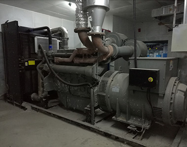 JIUYOU.COM九游800KW/400V陆用发电机应用于某房地产项目