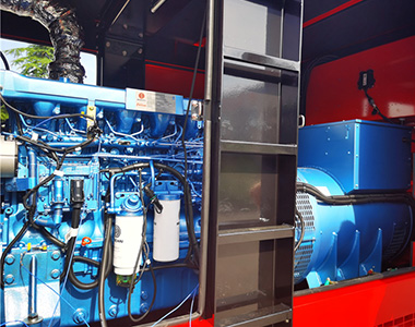 JIUYOU.COM九游400KW/400V发电机应用于国内某租赁项目